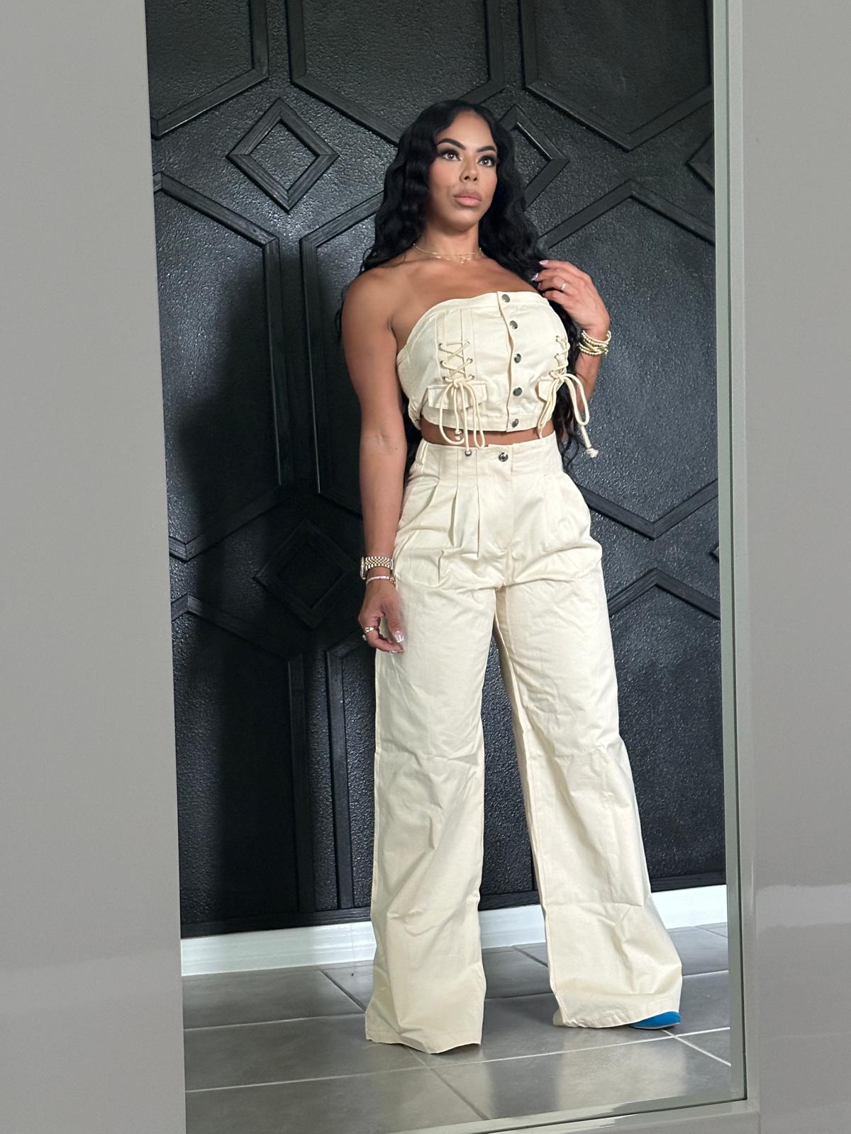 Beige Matching Set