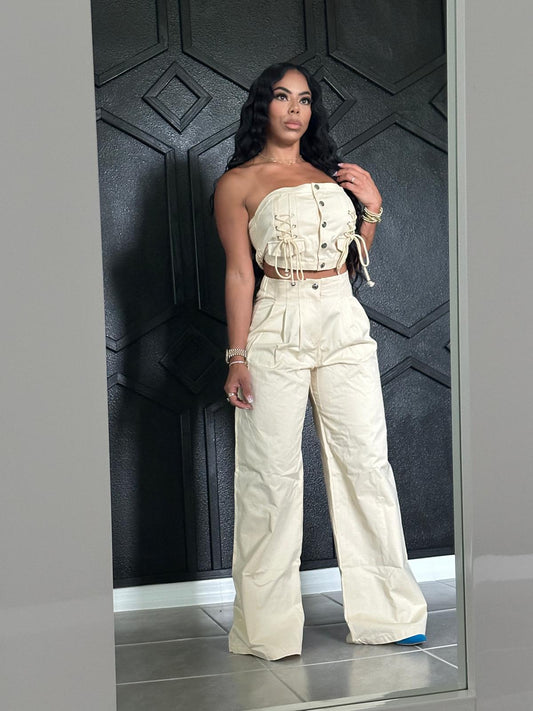 Beige Matching Set
